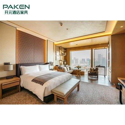 جودة  Hotel High Glossy Finish Queen Size Bedroom Suites مصنع