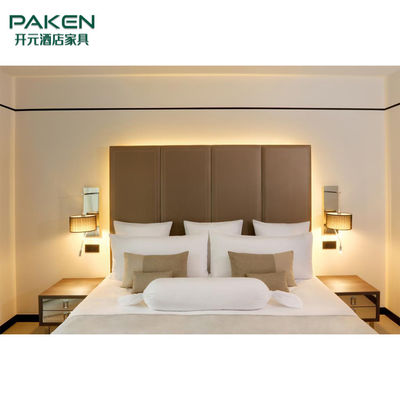 مجموعات أثاث غرف النوم الخشبية ذات التصميم البسيط