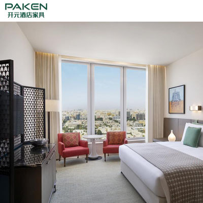 فندق 0.6mm قشرة إنهاء مجموعات غرفة نوم بالحجم الكامل