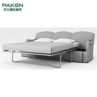 ثلاثة أريكة سرير بمقعدين مع إطار معدني قابل للطي