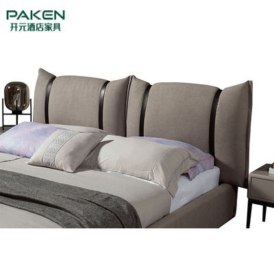 تخصيص أثاث غرف النوم الحديثة وأثاث الفيلا وتصميم ساخن على سرير بأسلوب موجز