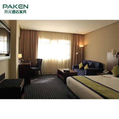 مجموعات أثاث غرفة نوم الفندق ذات اللون الفاتح مع الكسوة اللوح الأمامي