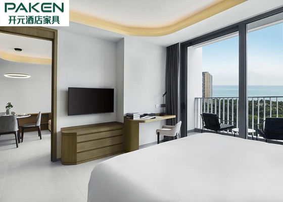 فندق الشقة للإقامة الطويلة الأمد في شقة واحدة من ألواح قشرة البلوط وغرفة النوم + غرفة المعيشة