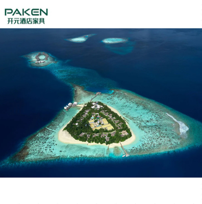 أثاث خارجي للضيافة التجارية الفاخرة CE لغرف ضيوف منتجعات جزر المالديف